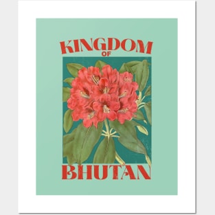 Kingdom of Bhutan Floral Posters and Art